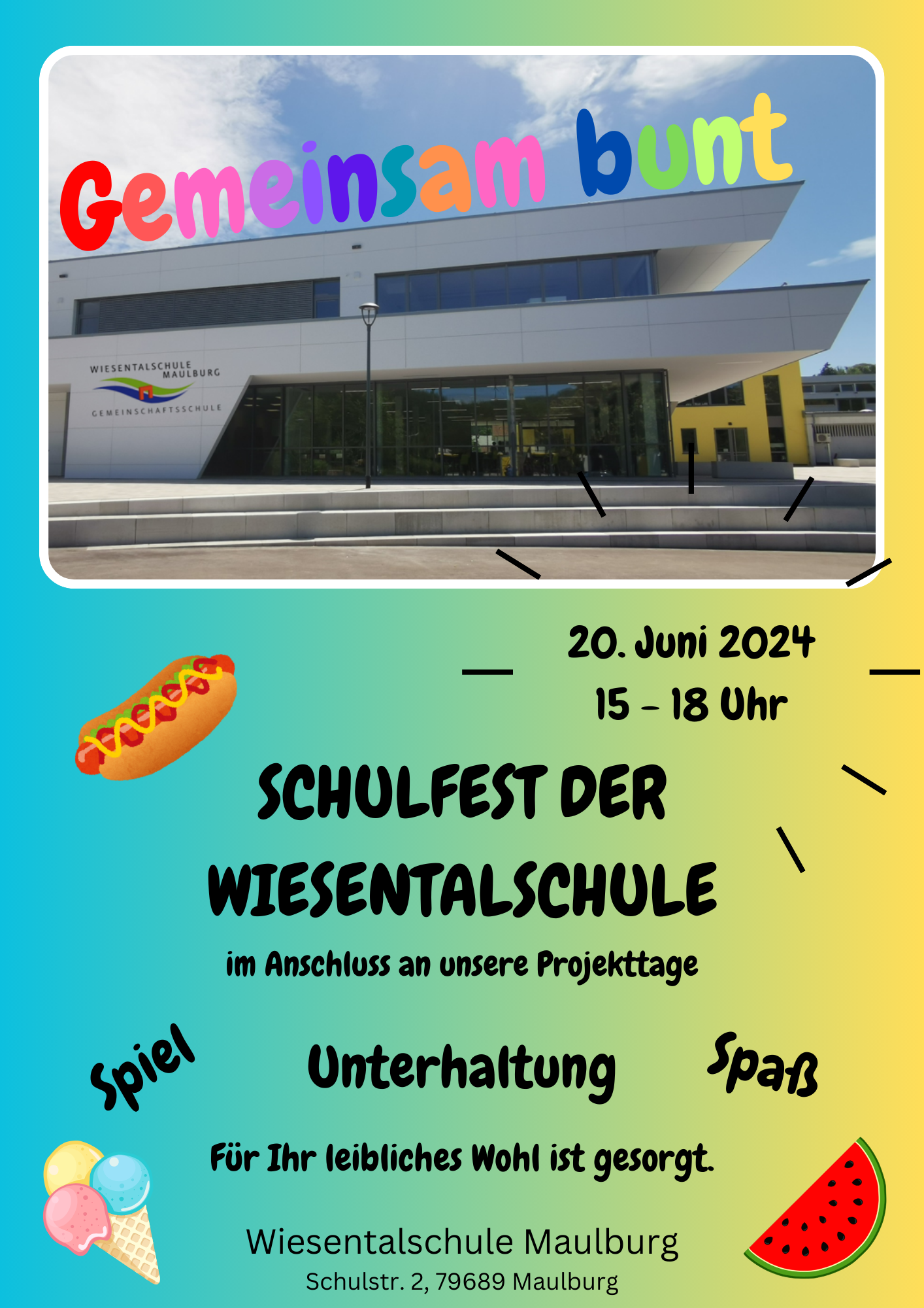 Schulfest am 20. Juni